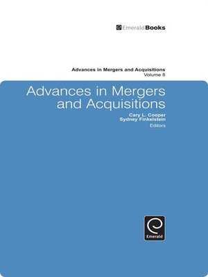cover image of Advances in Mergers and Acquisitions, Volume 8
